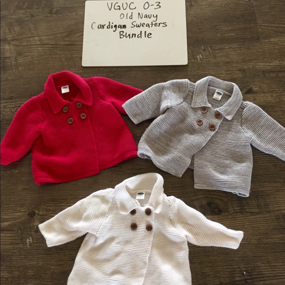 VGUC 0-3 (fit 3-6) Old Navy Cardigan Sweat…